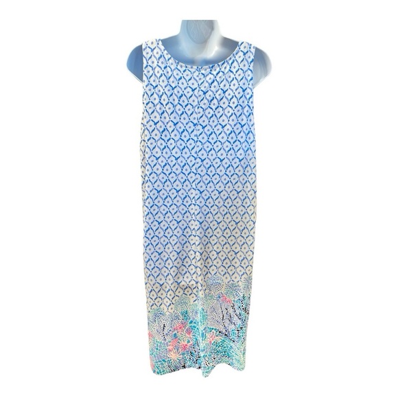 Lilly Pulitzer Luella Dress Multi Sea La Vie Sleeveless Shift Women’s - XL - Picture 4 of 10